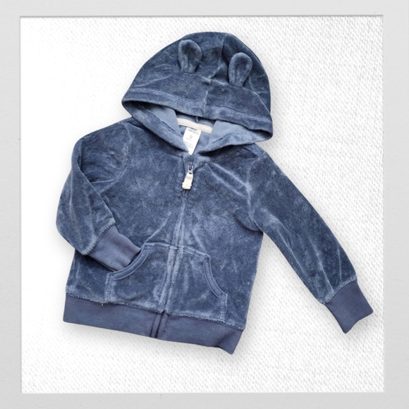 Carter's Other - Fuzzy Eared Zip Up Hoodie, Kid's 9M